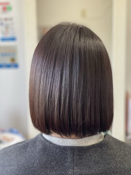 サポート(support) 大人RED上品ボブ