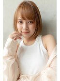 大人可愛い前髪/ミディアム/ボブ/20代30代/原宿/表参道