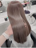【ブリーチなしダブルカラー】ミルクティーベージュ