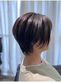 30代40代50代ヘルシースタイルチョコレートショートヘア代官山