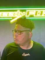 グリーディーフォックス 三軒茶屋(GreedyFOX)&nbsp;波巻き/マッシュパーマ/ウルフ/ハイライト<理容室>三軒茶屋