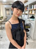 山本/万代/前髪インナーカラーマッシュ