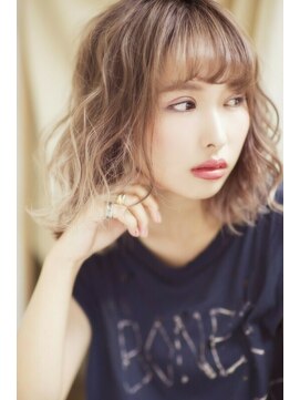 ニコ(NiCO) 【NiCO 八戸】無造作 カール ふわミディ フェミニンボブ ♪