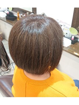 グリーン(Green) 明るめベージュカラー☆髪質改善メテオ