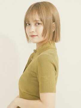 オンク 新宿(onk) 黒髪/グレーベージュ/レイヤーロング/前髪パーマ[新宿駅]