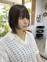 アミュー(amiu) 顔周りレイヤーボブウルフ/姫カットレイヤー