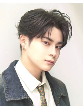 オーシャントーキョー 渋谷神南(OCEAN TOKYO) ツーブロック韓流人気ニュアンスセンターパート