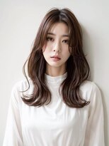 アーダーヘアーサロン 鯖江店(ADER HAIR SALON)&nbsp;ショコラブラウン×くびれセミディ