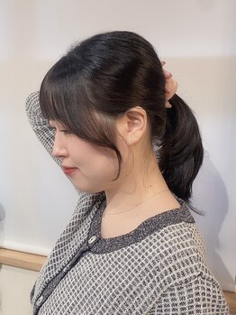 ヌックヘアー(nook hair)の写真/印象を左右する"前髪や後れ毛"を計算してカット。細部までこだわるレイヤーカットなら[nook]へ◎