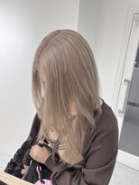 ペレ 渋谷(PELE)&nbsp;イメチェン/ホワイトブロンド/外ハネボブ/ワイドバング/渋谷