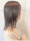 大人可愛い結べるミディボブ20代30代40代セミディボブ