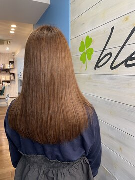 ブレス ヘアアンドスパ 湘南台(bless hair spa) ツヤ出しワンカラー