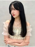 レイヤー/ネビージュ/韓国ヘア/イメチェン/縮毛矯正/中野/