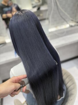 ジーナ 名駅(XENA.) ワンカラー/寒色カラー/カラー/暗めカラー/