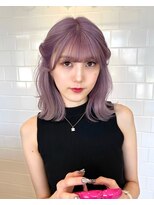 シェイト(ciate)&nbsp;韓国ヘア ラベンダーカラー ヘアアレンジ @ciate_mayu