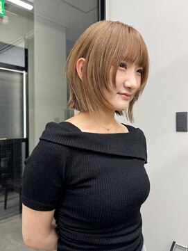 ゴートゥデイ 福岡大名Bellus店(GO TODAY) ボブウルフ/ウルフボブ/レイヤーボブ