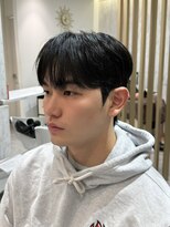 グランシャス(Grancious)&nbsp;men's 韓国ヘアダウンパーマシースルー