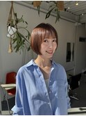 大人ショート　顔まわりマッシュ　ショートボブ