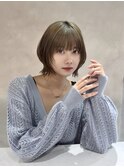 ブリーチなしダブルカラー/レイヤー/縮毛矯正/髪質改善/学割U24