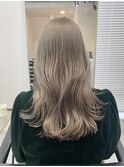 !ダブルカラーハイトーンミルクティーベージュグレージュ#原宿