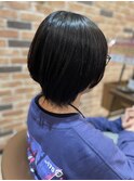 ウルフカット11.16暗めカラー