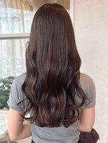 ポジ(poji)&nbsp;韓国風　髪質改善カラー　顔まわり　レイヤー　ミディアム　艶髪