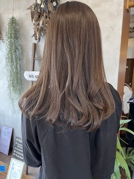 アズグロウ エクラ(AS GROW 'eclat) ブリーチなしグレージュ☆