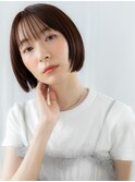 ツヤ髪チェリーレッドミストバングボブディd古河20代30代40代