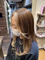 ヘアー クリエイト カルバリ(HAIR CREATE Calbari)&nbsp;フェイスフレーミング×アウターカラー