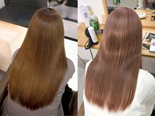 艶を残す仕上がり設計[芦屋駅/縮毛矯正/ハイライト/白髪ぼかし/MEN'S]