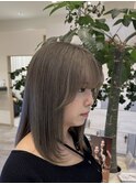 福津/レイヤーカット/グレージュカラー