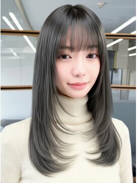 スタートウキョウ 渋谷駅(STAR TOKYO) 春カラー/ブリーチなしカラー/透明感アッシュ/くびれ/レイヤー