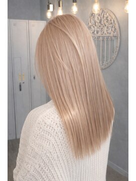 Ｅｍｂｅｌｌｉｒ.2nd ブリーチ/ダブルカラー/ブリーチなしダブルカラー/ケアブリーチ ミルクティーベージュ