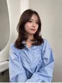 ミディアムレイヤー×ショコラブラウン