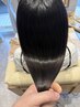 【艶感プラスで潤い美髪】カット&髪質改善ネオメテオストレート¥24000