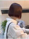 ◇ダークパープル/髪質改善/縮毛矯正/オリーブベージュ/表参道