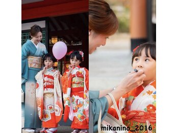 ブリエ(briller)の写真/【三宮徒歩2分★】七五三の着付+ヘアセット土日祝7:00~14:45お1人様￥6900♪七五三［親子割500円OFFも有］♪