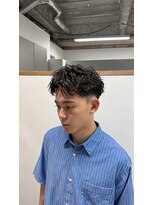 フラッグ ヘアー 天神西通り店(Flag HAIR)&nbsp;フェザーパーマニュアンスパーマツイストスパイラルパーマ