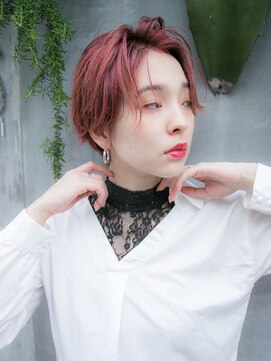 ルティア 池袋(Lutia) チェリーレッドでスプリングスタイル