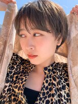 テトヘアー(teto hair) マッシュショート、アッシュブラウン、シースルーバング