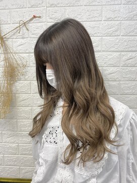 アンク クロス 吉祥寺店 ブリーチ無し♪グラデーションスタイル☆