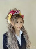 ギャルの卒業式ヘア