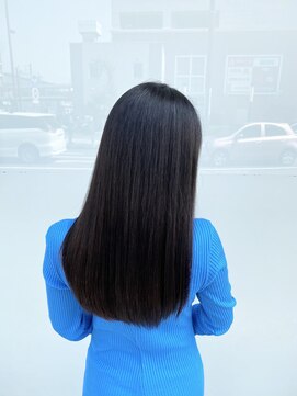 アッシュ 新杉田店(Ash) 髪質改善　縮毛矯正　ブルーブラック　艶髪　美髪