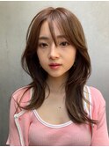 髪質改善＊くびれレイヤーピンクグレージュ【Zina 西荻窪】