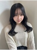 韓国風顔周りカット