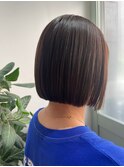 ナチュラルボブ×大人ショートボブ×前髪あり 20代30代40代50代