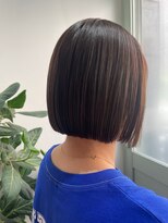 アールイーノウン 阿倍野区昭和町店(re; nown) ナチュラルボブ×大人ショートボブ×前髪あり 20代30代40代50代