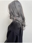 【SHARON】ロングヘア×シルバーカラー