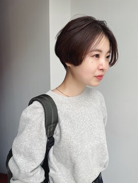 フェンヘアーアイス 中目黒(Fen.hair ici) 20代30代大人可愛い小顔ボブ前下がりハンサムショート