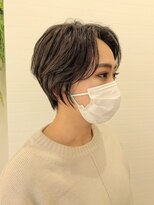 グリーンズ(Greens)&nbsp;ブラックカラー×ハンサムショート/刈り上げショート